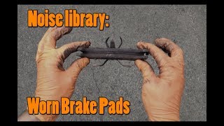 DiY Ken Automotive Noises Worn Brake Pads Noise [upl. by Mimi868]