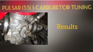 Results of Carburetor tuning done in Pulsar 135LS [upl. by Surazal86]