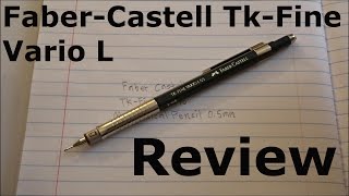 FaberCastell TkFine Vario L Review [upl. by Orlantha]