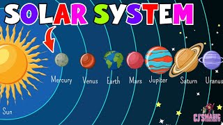 Solar system Animated Kids Song Video CJ MagicVerse [upl. by Rosene976]