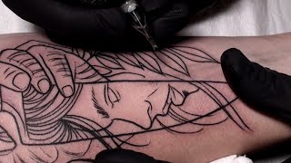 Sharp  Tattoo time lapse [upl. by Rochemont]