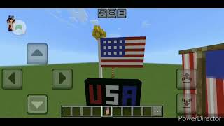 Red White And Blue Firework Show In Minecraft Independence Day Special 2024 [upl. by Nahtanaj243]