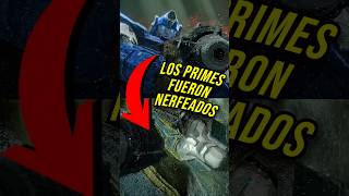 Los Primes fueron NERFEADOS transformers transformersone megatron optimusprime shorts [upl. by Arahat915]