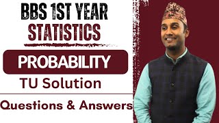 Probability Distribution BBS 1st Year in Nepali  TU Solution  Questions and Answers  Gurubaa [upl. by Onivag]