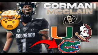 cormani mcclain to the florida gators  DEION SANDERS LOST [upl. by Eedoj]