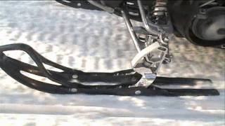 The Split Rail quotDual Axisquot Snowmobile Skis HQ [upl. by Darken]