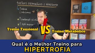 Treino Tensional vs Treino Metabólico Qual é o Melhor para Hipertrofia [upl. by Anneg]