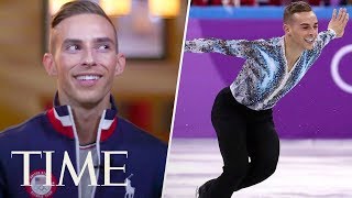 Figure Skater Adam Rippon Dishes On What The Winter Olympics Means To Him  Meet Team USA  TIME [upl. by Garda116]