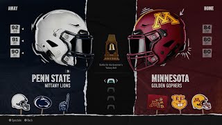 No 4 Penn State Nittany Lions at Minnesota Golden Gophers – The Governor’s Victory Bell [upl. by Eelarac295]