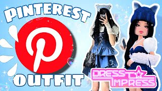 DRESS TO IMPRESS but PINTEREST chooses MY OUTTFIT [upl. by Melc]