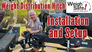 Weigh Safe Hitch Installation and Initial Setup  Better RV Towing [upl. by Nahshun]