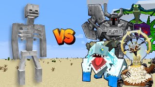 Mutant Skeleton Vs Mowzies Mobs Monsters in Minecraft [upl. by Weissman]