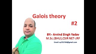 Galois theory lecture2 the group GEF Example 1 [upl. by Clerissa]