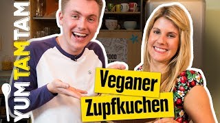 Wie BACKT man eigentlich VEGAN  Veganer russischer Zupfkuchen mit Tomatolix  yumtamtam [upl. by Littlejohn685]