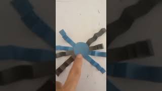 Easy spider 🕷️ making with crafting paper 🥰😍❤️ [upl. by Nnomae]