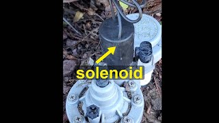 Replacing sprinkler valve solenoids for Irritrol Richdel Lawn Genie Shorts [upl. by Starobin]