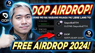 DOP FREE AIRDROP 2024  How to TestNet Step by Step Full Guide Tagalog [upl. by Abbottson564]