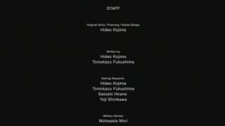 Metal Gear Solid 2 HD  End Credits  Gameplay [upl. by Baalman]