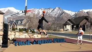 True Arena Feel Basketball Hoop [upl. by Arleen610]