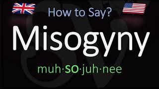 How to Pronounce Misogyny CORRECTLY Meaning amp Pronunciation [upl. by Olney]