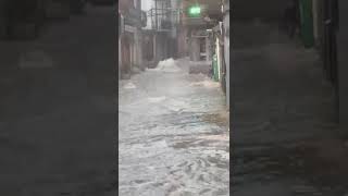 Flooding due to heavy rainfall in Guissona Lleida  Spain 🇪🇸 floods flooding Guissona Spain [upl. by Calysta]