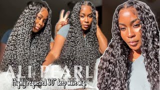 YOU NEED THIS 🔥 30quot DEEP WAVE WIG FROM ALI PEARL HAIR [upl. by Aneetsyrk]