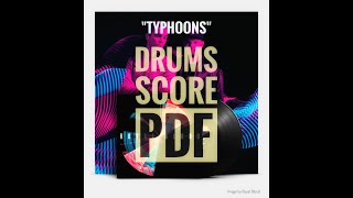 Royal Blood  Typhoons  Drums Sheet music [upl. by Noelc433]