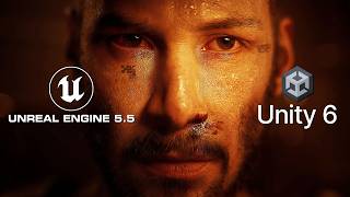 UNREAL ENGINE 55 vs UNITY 6  Insane NextGen Graphics and Best New Tech Demos [upl. by Denton615]