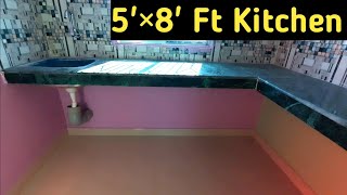 5×8 Ft Kitchen Design ll Budget Kitchen Design ll Prabhat Mahato [upl. by Way]