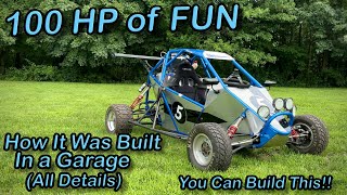 How I built a 100hp Crosskart on the Cheap all of the details and lots of clips [upl. by Akena]