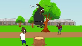 baba nipe gari qwaxtoons swahili cartoon animation [upl. by Elfrida]