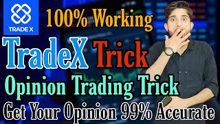 opinion trading trick  tradex app kaise use kare  tradex trick  opinion trading trick in hindi [upl. by Enert]