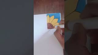 💛Cool drawing ideas with marker colour shorts shortsvideo [upl. by Mcloughlin]