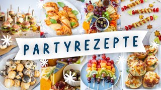 Partyrezepte Leckere Party Snacks und Fingerfood zum Vorbereiten fürs Buffet Geburtstag Silvester [upl. by Uol309]