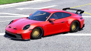 Ultimate Pister 911 GT3 Mod Gameplay in GTA V [upl. by Gaillard762]