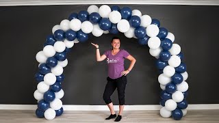 How to Make a Balloon Arch Without Stand [upl. by Annahael524]