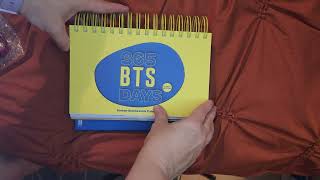 Unboxing BTS 365 Daily Expressions Calendar [upl. by Sorvats]