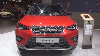 Seat Arona FR 10 EcoTSI 7DSG Desire Red with Midnight Black roof 2018 Exterior and Interior [upl. by Aeslahc]