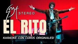 SODA STEREO  EL RITO KARAOKE CON COROS ORIGINALES [upl. by Rede387]