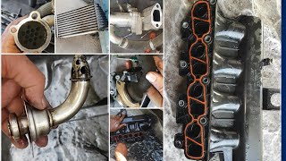 how to CLEAN SWIFTDZIRE EGR VALVE AIR INTAKE MANIFOLD AND INTERCOOLER [upl. by Lekram]