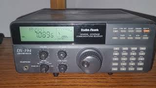 Radio Shack DX394 Shortwave Radio 110224 Ham Radio Between Maui and Big Island Hawaii [upl. by Animaj28]