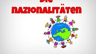 tedescofacile TEDESCO FACILE 22  LE NAZIONALITA sostantivi [upl. by Leihcim]