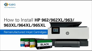 How to Install HP 962 962XL 963 963XL 964XL 965XL [upl. by Giamo92]