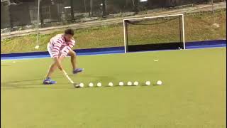 Drag Flick practice in Hong Kong Waseem junior former Hockey player 💙 [upl. by Yaker]