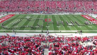 Ohio State Marching Band THE BEATLES Halftime Show TBDBITL OSU vs Florida AM 9 21 2013 [upl. by Novled538]