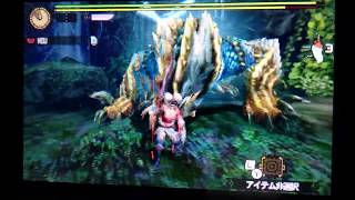 MH4G G☆2 ジンオウガ狩猟ノススメ 生産大剣2″33″93 [upl. by Welcy]