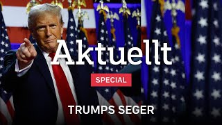 Aktuellt valspecial – Trumps seger SVT 20241106 [upl. by Oliric]