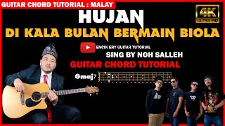 Hujan  Di Kala Bulan Bermain Biola  Guitar Chord Tutorial [upl. by Ylrebnik]