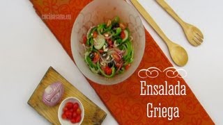 Ensalada Griega  Receta original [upl. by Ahsieket]