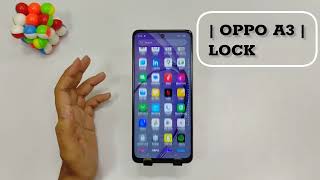 How to Lock Apps in Oppo A3A3 Pro 5g  App Lock Setting [upl. by Hisbe410]